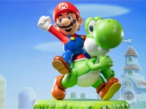 Super Mario Riding Defense Online Arcade Game