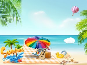 Beach Slide Puzzle