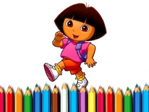 BTS Dora Coloring Book Online Game - Coloring Game
