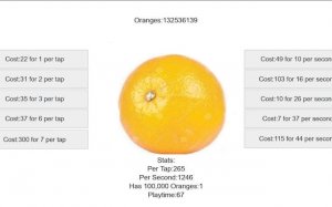 Orange Fruit Clicker - Idle Citrus Tycoon Online Game