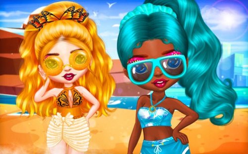 Beach Rainbow Season: Summer Fashion Dress-Up