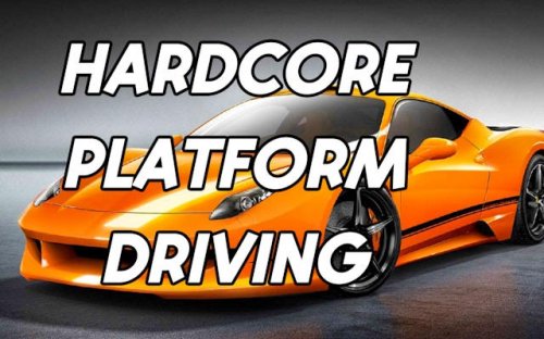 Hardcore Platform Driving Game