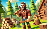 Chop Hero: Lumberjack Idle Tycoon Game