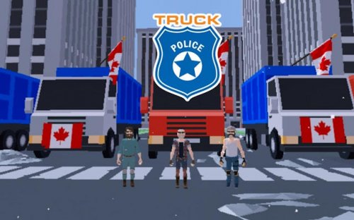 Truck and Police: Retro Arcade Racer