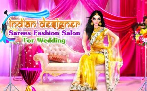 Wedding Beauty Makeup Salon: Indian Designer Sarees & Bridal Makeover Game